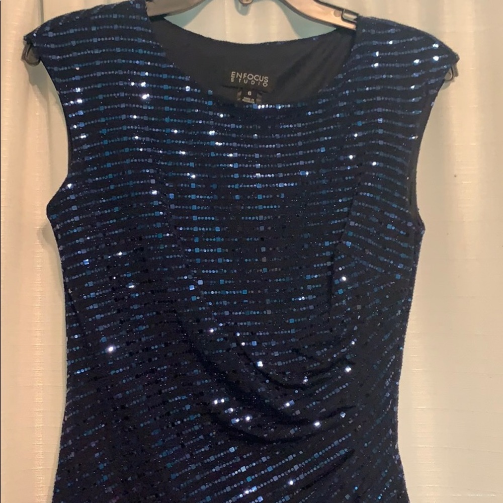Navy Blue Dress